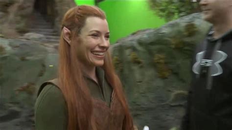 Evangeline Lilly as Tauriel @Rachel Boldebuck Legolas And Tauriel, Kili ...