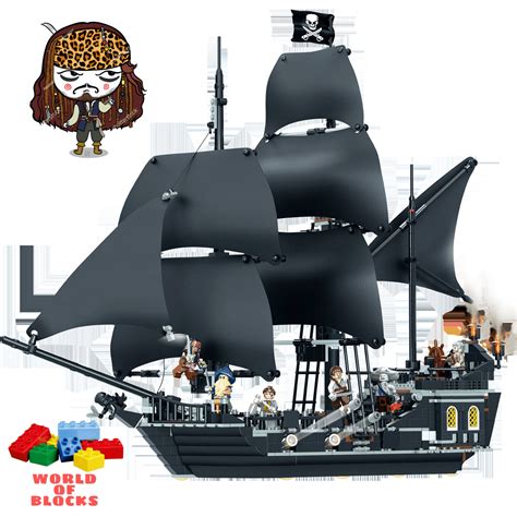 Building Blocks Black Pearl Lego Ship 867 Pcs Model Pirates - Etsy