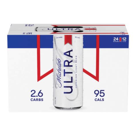 Michelob Ultra Light Beer, Cans (Pack of 24) - Foodland