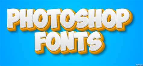 Photoshop Fonts Text Effect and Logo Design Font