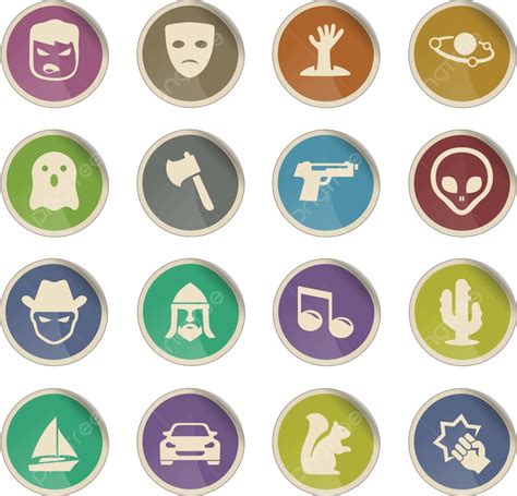 Cinema Genres Icon Set Animal Icon Cinema Genres Vector, Animal, Icon ...