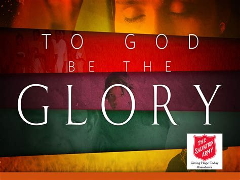 To God Be the Glory