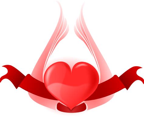 Heart With Wings Vector - ClipArt Best