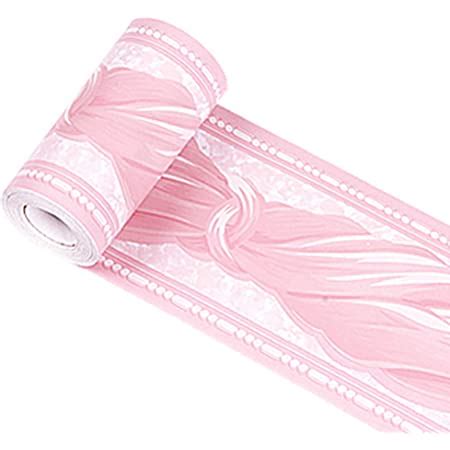 Amazon.com: Taamall Simplemuji 10Meters Pink Bowknot PVC Self Adhesive Wallpaper Border Peel and ...