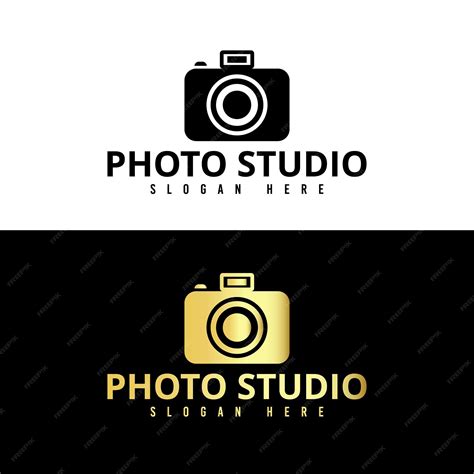 Premium Vector | Studio photography logo design