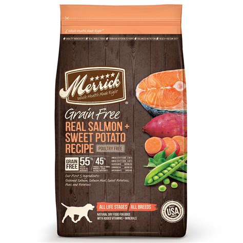 Merrick Grain Free Real Salmon + Sweet Potato Dry Dog Food | Petco