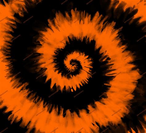 Orange Black Tie-dye Swirl Digital Paper Background Pattern - Etsy Canada