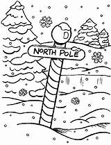North Pole Printables sketch template