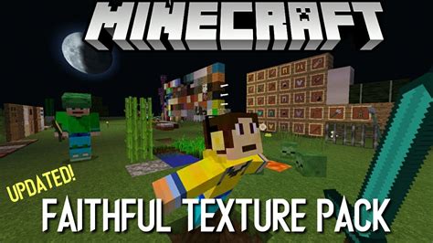 FAITHFUL TEXTURE PACK FOR LATEST MINECRAFT [ 1.6 ] - YouTube