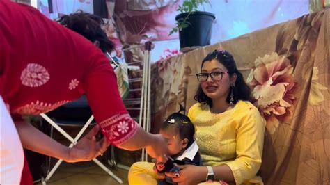 Utkarsh’s first Mha puja🥰Happy Newari New Year 1144🙏🏻 Deusi Dance with ...