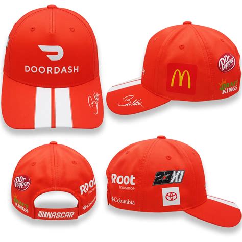 Bubba Wallace DoorDash Uniform Hat - Adult OSFM