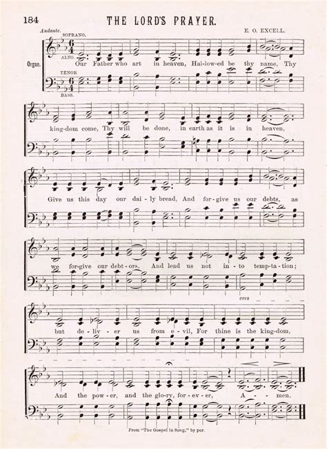 Printable Hymn Lyrics