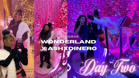 PINK WONDERLAND CHICAGO | Pink Christmas Themed Pop Up Bar Vlog | Night in my life Chicago - YouTube