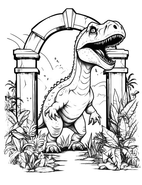 Update more than 82 dinosaur sketch for coloring latest - seven.edu.vn