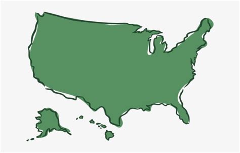 Clipart Map Of Usa United States Map Clip Art At Clker - Blank Us - Clip Art Library