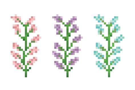 Games Concept, Resizable Vector, Pixel art, Flowers 9257743 Vector Art at Vecteezy