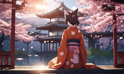 Fox Girl In A Kimono by Ilmare23a on DeviantArt