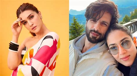 Kriti Sanon changes caption after calling Shahid Kapoor 'BAE'. Netizens ...