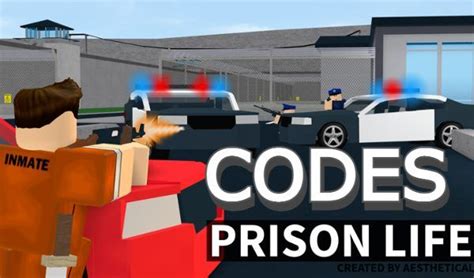 Prison Life Codes - Roblox - Updated 2024