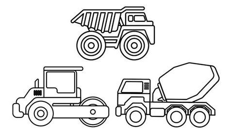 Free Coloring Pages Construction Vehicles - LawrenceaxPollard