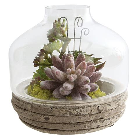 Nicole™ Crafts Miniature Succulent Terrarium | Succulent terrarium, Succulents, Succulent ...