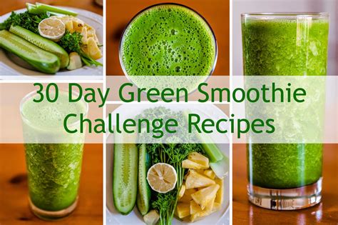 Green Diet: 30 Day Green Smoothie Challenge Recipes