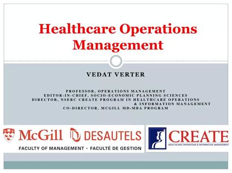 PPT - Healthcare Operations Management PowerPoint Presentation, free download - ID:1634291