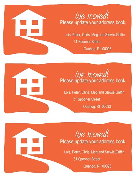 49 Free Change Of Address Cards (Moving Announcements) - Free Printable ...