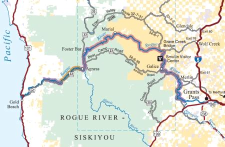 Rogue River Map