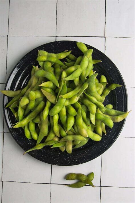 Roasted edamame, delicious