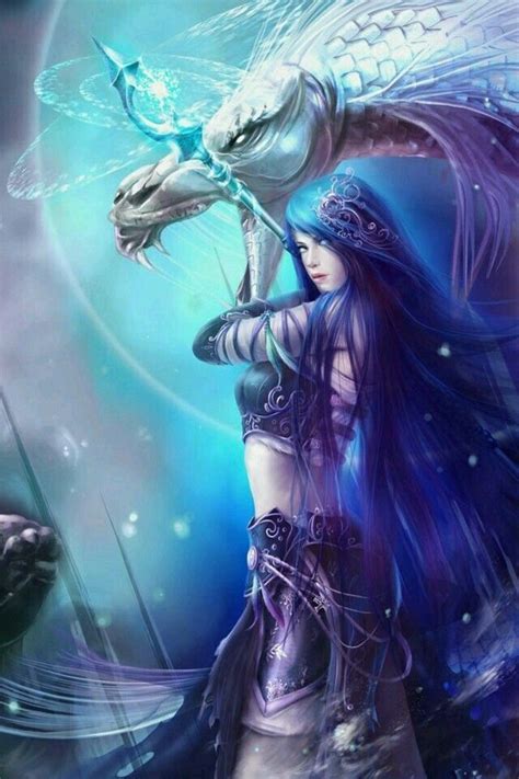 Water Goddess Fantasy Kunst, Anime Fantasy, Fantasy Girl, Fantasy ...