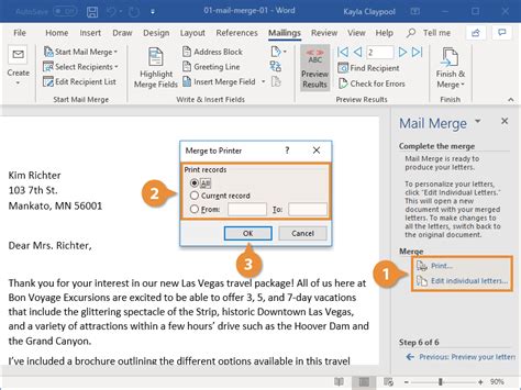 How to do a mail merge in word 2010 from excel - formejawer