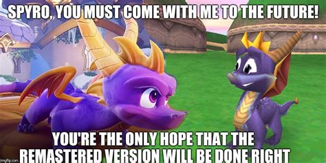 Spyro goes back to the future - Imgflip