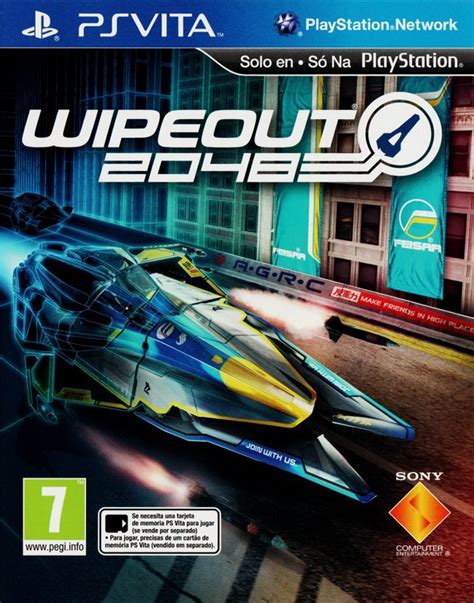 WipEout 2048 (2012) PS Vita box cover art - MobyGames