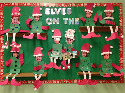 Elf on the Shelf bulletin board Christmas Bulletin Boards, Christmas ...