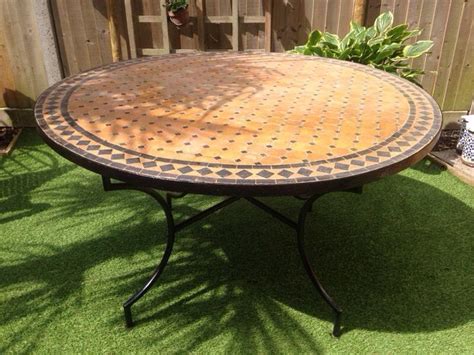 Authentic Moroccan mosaic garden table | in Oxford, Oxfordshire | Gumtree