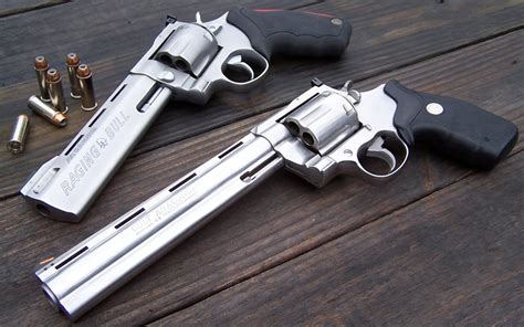 Two revolvers, gun, Taurus, Raging Bull, .44 Magnum HD wallpaper | Wallpaper Flare