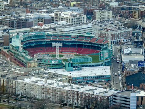 HD wallpaper: top view of Baseball stadium, fenway park, boston ...