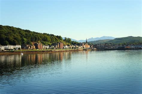 Rothesay Skyline stock image. Image of vacation, town - 253673863