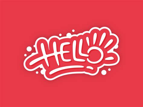 Hello Lettering by Hiep Tong on Dribbble