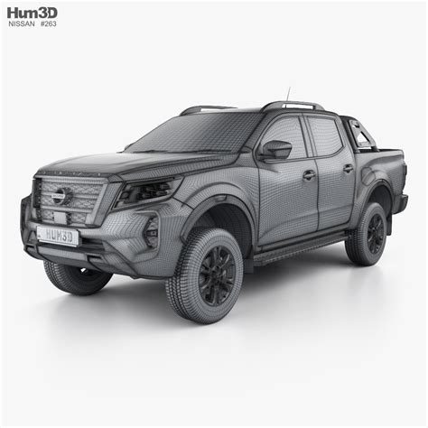 Nissan Navara Double Cab PRO 4X 2023 3D model - Download Pickup on 3DModels.org