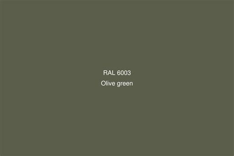 RAL 6003 Colour (Olive green) - RAL Green colours | RAL Colour Chart UK