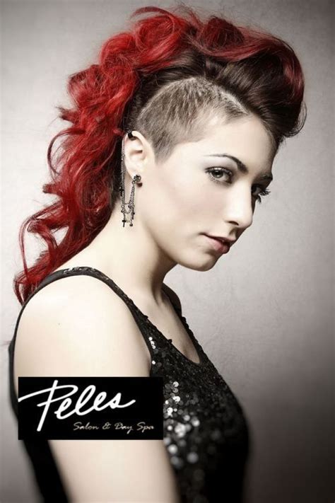 Long Hair Mohawk, Pelo Mohawk, Girl Mohawk, Mohawk Haircut, Undercut ...