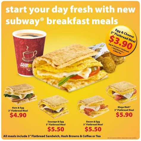 Subway Breakfast Hours: When Can You Get a Breakfast Sub?