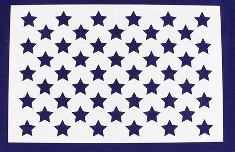 American Flag 50 Stars Template Printable