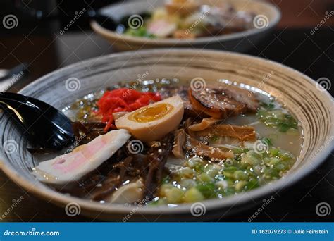 Hakata Ramen stock image. Image of noodles, ramen, vegetable - 162079273