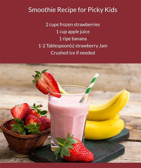 Toddler Smoothie Recipe - newbritawaterchiller