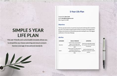 5 Year Life Plan Templates in PDF - FREE Download | Template.net