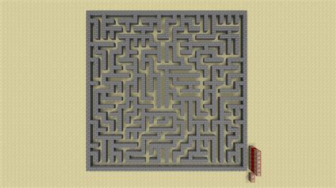 Maze Generator (Sidewinder Algorithm) Minecraft Map