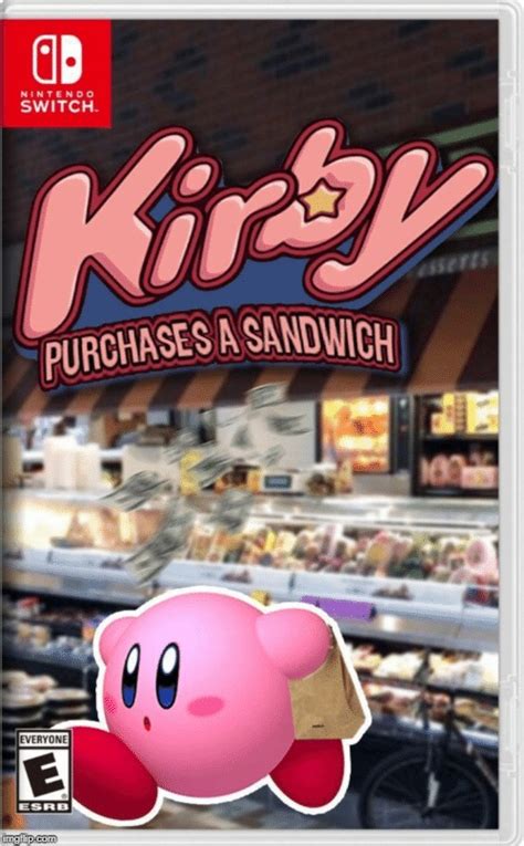 Kirby Purchases A Sandwich (Repost) - Imgflip